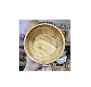 Vietnam Factory <b>Bamboo</b> Bowls Polished Technique Extra Large Wooden Spoon Set Engraved Logo Kitchenware Dinnerware Decorative Use - Product Image 5