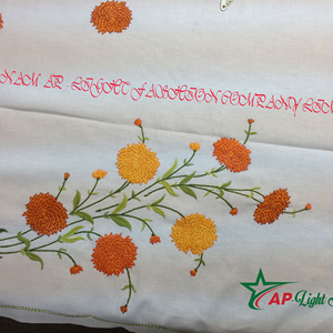 Ensemble de literie de luxe en coton avec motif brodé à la main Commandes en grande quantité acceptées - Product Image 5