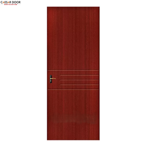 Puerta de Madera MDF de Alta Calidad con Aislamiento Acústico Estable, Acabado Antiarañazos con Película de PVC, para Entrada, Apartamento, Cocina, Dormitorio, Sala de Estar - Product Image 1