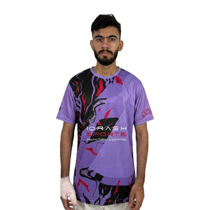 เสื้อยืดซับลิเมชั่นราคาส่งสำหรับผู้ชาย ทรงใส่สบาย ซักเครื่องได้ พิมพ์ลายกราฟิกเต็มตัว - Product Image 4