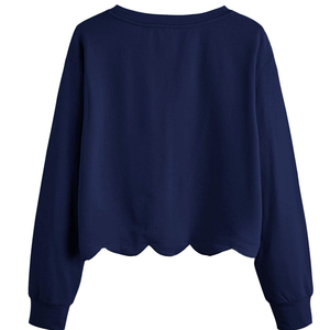 Sudadera unisex extragrande con cuello redondo, manga larga, forro polar, cremallera, dobladillo con volantes, color liso, estilo casual, efecto lavado, para invierno - Product Image 2