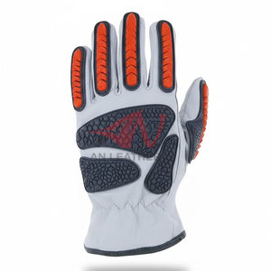 New Heavy Safety Leather <b>TPR</b> Impact Gloves With Flexible Design Daily Use In Labor Work - Product Image 6