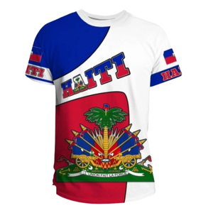 T-shirt pour homme en mélange de polyester et de spandex tricoté, imprimé par sublimation, prix de gros personnalisé, confort et ajustement parfaits pour un usage décontracté - Product Image 1