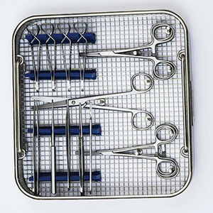 Pack de stérilisation féline, 18 pièces, instruments chirurgicaux vétérinaires en acier inoxydable, manuels, certifiés CE, kit de chirurgie professionnel - Product Image 3