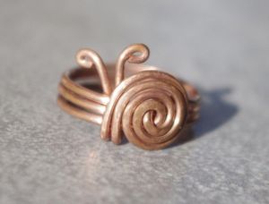 Anillo de cobre adecuado para el uso diario, tendencias de moda modernas y para realzar el estilo personal - Product Image 4