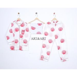 Conjunto de Pijama de Verano de Algodón Estampado de Nuevo Diseño Más Vendido para Mujer, Disponible en Diferentes Tallas, de la India - Product Image 1