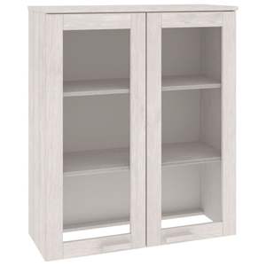 Meuble haut en MDF de pin massif blanc 33,5 x 13,8 x 39,4 po pour salon - Product Image 2