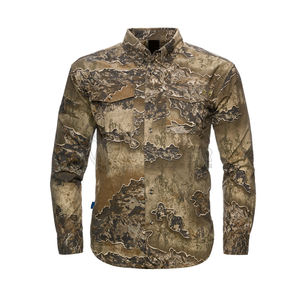 Chemise de chasse pour homme de haute qualité, manches longues, chemise d'extérieur avec motif camouflage pour l'exploration en jungle - Product Image 6