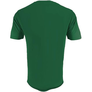 T-shirt décontracté pour homme, vert, manches courtes, col rond, coupe classique, tissu tricoté, 100% coton, sportif, séchage rapide - Product Image 3