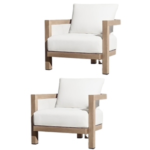 Nouveau produit canapé en tissu de haute qualité canapés de jardin à ossature en bois pour mobilier d'extérieur et d'intérieur ensemble de canapés à un siège - Product Image 2