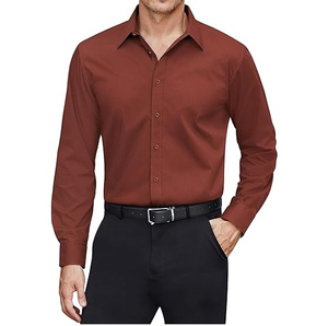 Camisas de vestir de algodón 100% para hombre, recién llegadas al por mayor, ecológicas, de secado rápido, manga larga, para oficina, informales. - Product Image 5