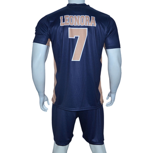 Uniforme de football pour hommes de bonne qualité et pas cher - Meilleur prix, nouveau design, 100% polyester, séchage rapide, manches courtes, logo personnalisé sur le devant - Product Image 2