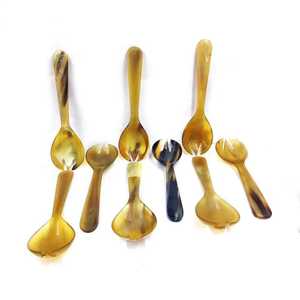 Cucharas Ovaladas Hechas a Mano con Imitación de Concha, Duraderas, Decoración para el Hogar, Artesanía Natural - Product Image 3