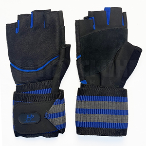 Custom Sport Athletic Workout Fitness <b>Weight</b> Lifting <b>Gloves</b> with Hand Grips and Buckle Closure for Unisex Use - Product Image 1