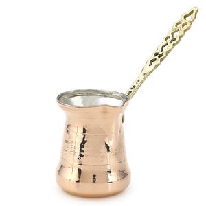 Cafetera de Cobre Premium, Tradicional para Café Árabe, Turco y Griego, con Mango Largo, Producto para Servir en la Cocina - Product Image 4