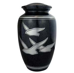 Urna Funeraria de Metal para Cenizas Humanas, Estilo Americano/Europeo, con Diseño de Alas de Guitarra - Product Image 3