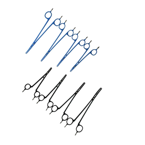 Instruments chirurgicaux courbés de qualité supérieure pour anastomose vasculaire, pinces hémostatiques, ciseaux de dissection bipolaires – Ensemble - Product Image 1