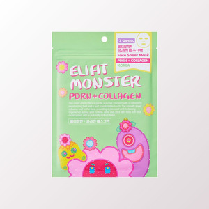แผ่นมาส์กหน้า ผลิตภัณฑ์ของแท้จากร้าน DANCING WHALE Ellifit Wonderland Monster PDRN Collagen Mask Pack 7 แผ่น มาส์กหน้าคอลลาเจน - Product Image 2