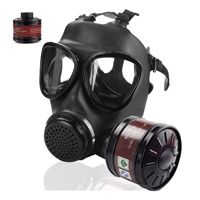 GP 5 Cartridge Filter Nuclear Tear Protection Silicone NBC Gas Self Defense Full Face Respirator Chemical Mask With Gas Mask Bag
