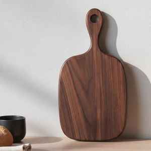 Natural Acacia Wood Mini Cutting <b>Board</b> with Handle Kitchen <b>Tool</b> for Meat Bread Vegetables Charcuterie Oil-Surface Chopping Block - Product Image 1