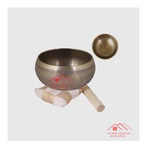 Bol chantant en bronze de qualité supérieure, en laiton pur, à vendre, design attrayant, articles religieux, laiton massif - Product Image 1