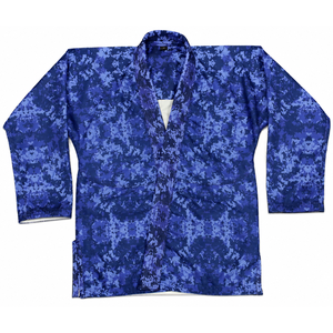 Kimonos de jiu-jitsu traditionnels de style camouflage bleu, aux couleurs vives, pour hommes et enfants, gis de jiu-jitsu avec sublimation, look vibrant. - Product Image 2