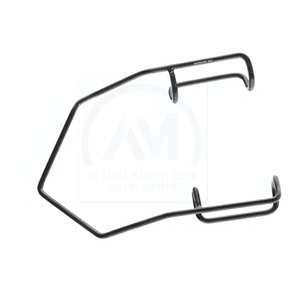 Spéculum ophtalmique professionnel AL MIDA certifié CE Classe II en acier inoxydable, à prise facile pour la chirurgie oculaire - Product Image 1