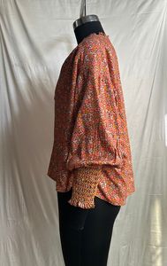 Camisa Elegante de Manga Larga con Cuello para Mujer, Moda de Primavera y Otoño, Color Sólido, Dobladillo Dividido, Camisa de Trabajo Oversize Estilo OL - Product Image 3