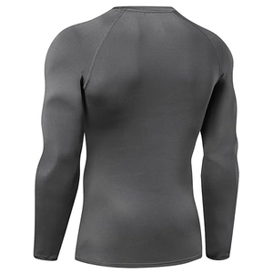 <b>Men</b> Athletic Long Sleeve Rash Guard <b>Compression</b> <b>Shirt</b> Graphic Print UV Protection Quick Dry OEM Bulk - Product Image 3