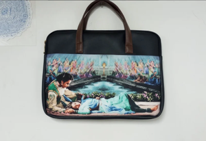 Bolsa de Tela de Algodón Personalizada, Bolsa de Compras Reutilizable, Bolsa de Tela con Estampado de Dibujos Animados, Bolsa de Tela con Estampado de Escenas Urbanas - Product Image 3