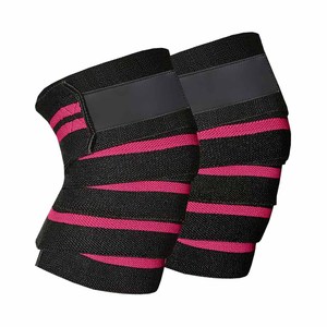 Premium Adjustable <b>Knee</b> Wraps For Powerlifting Weight Training Squat Workout Support Compression Fitness <b>Exercise</b> Equipment - Product Image 1