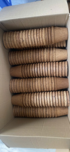 Jardinières carrées en fibre de coco minimalistes, biodégradables, écologiques, avec trou de drainage pour fleurs, plantes vertes, utilisation en extérieur - Product Image 2