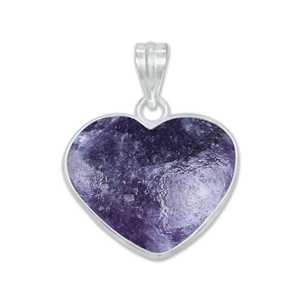 Collar con Colgante de Corazón de Lepidolita Púrpura Natural, Chapado en Oro, para Meditación y Joyería con Piedras Energéticas - Product Image 3