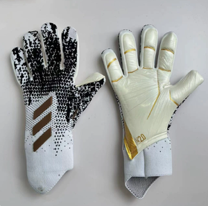 New Full Finger Goalkeeper Gloves Black With Neon Green Accents Full Finger Non Slip Breathable Adjustable Wrist <b>Strap</b> Unisex - Product Image 3