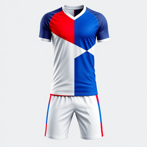 Nuevo Diseño de Uniforme de Entrenamiento de Fútbol, Conjunto Profesional de Camiseta y Pantalones Cortos, Diseño Personalizado de Alta Calidad - Product Image 6