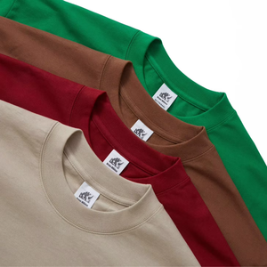 OEM <b>Tshirts</b> Wholesale 340g Heavyweight 100% Cotton Oversize T Shirts Manufacturer Custom LOGO Build Your Brand <b>Tshirt</b> for Men - Product Image 4