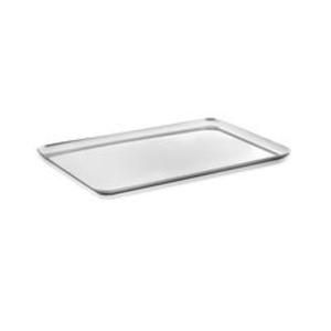 Plateau de service durable en acier inoxydable, plateau de présentation alimentaire robuste, vaisselle de table pour cuisine, restaurant, traiteur, banquet - Product Image 3