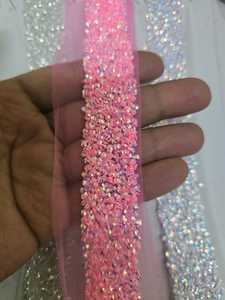 Nouvelle Collection 2025 : Tige de Chaussure en PVC Souple Effet Cristal avec Lacets Semi-circulaires Brillants, Breloques et Strass Décoratifs, Cordon en Cristal - Product Image 3