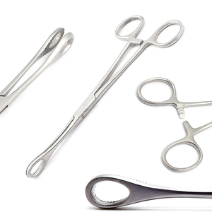 Pinces à éponges chirurgicales en acier inoxydable, collection premium, réutilisables, pinces à éponges médicales - Product Image 5