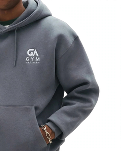Conjunto Deportivo de Dos Piezas para Hombre, Sudadera con Capucha y Pantalones Acampanados, Diseño de Algodón de Alta Calidad, Resistente al Viento, para Invierno - Product Image 3