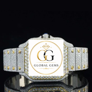 Reloj de Diamantes de Lujo Más Vendido, Completamente Cubierto de Diamantes, Perfecto para el Estilo Hip Hop, Correa de Goma, Ícono de la Moda, Disponible a Precio de Fábrica - Product Image 4