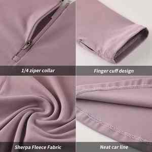 Vêtement de sport actif pour femme, coupe ajustée, en nylon et élasthanne, avec fermeture éclair quart de tour et ourlet incurvé, qualité internationale supérieure - Product Image 6