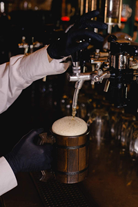 Handmade Wooden Beer <b>Mug</b> Wood Stainless Steel Cup Gift Natural Wood Retro Beige Metal Flask Beer Barrel <b>Mug</b> - Product Image 2