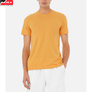 INDEX SPORTSWEAR Men's Solid Color Short Sleeve T-Shirt O-Neck Regular Fit Cotton Jersey Casual Wear - Product Image 6