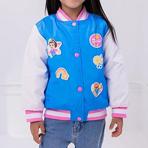 Chaqueta Bomber Varsity para Bebés y Niños Pequeños, Abrigo Ligero y Cálido con Diseño Clásico de Letras, Suave y Cómodo para Uso Diario - Product Image 2