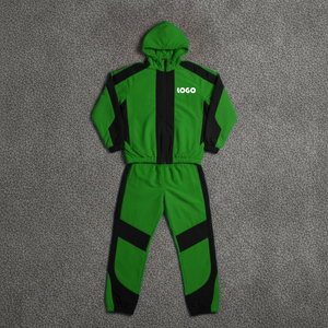 Survêtements coupe-vent sur mesure de haute qualité pour hommes, vêtements de sport et de jogging élégants de style hip-hop pour l'hiver, ensemble coupe-vent - Product Image 4