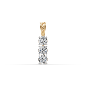 0.75 CT 3หินแล็บปลูกจี้เพชรจิวเวลรี่ดีจริยธรรมจี้เพชรและเสน่ห์ - Product Image 1