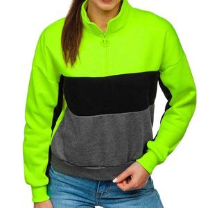 Nouveau sweat-shirt pull à manches longues surdimensionné pour femme avec logo personnalisé, sweat-shirt polo pour femme à prix avantageux - Product Image 6