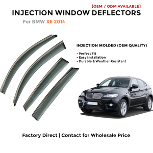 Deflector de Viento para BMW X6 2014, Protector Solar y Contra Lluvia, Visera para Ventana de Coche - Product Image 2