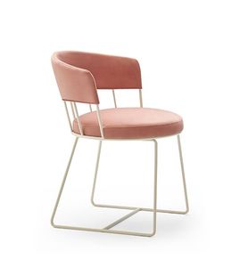 Silla otomana con respaldo, económica y popular, para sala de estar, pasillo, uso decorativo, con aro dorado. - Product Image 6